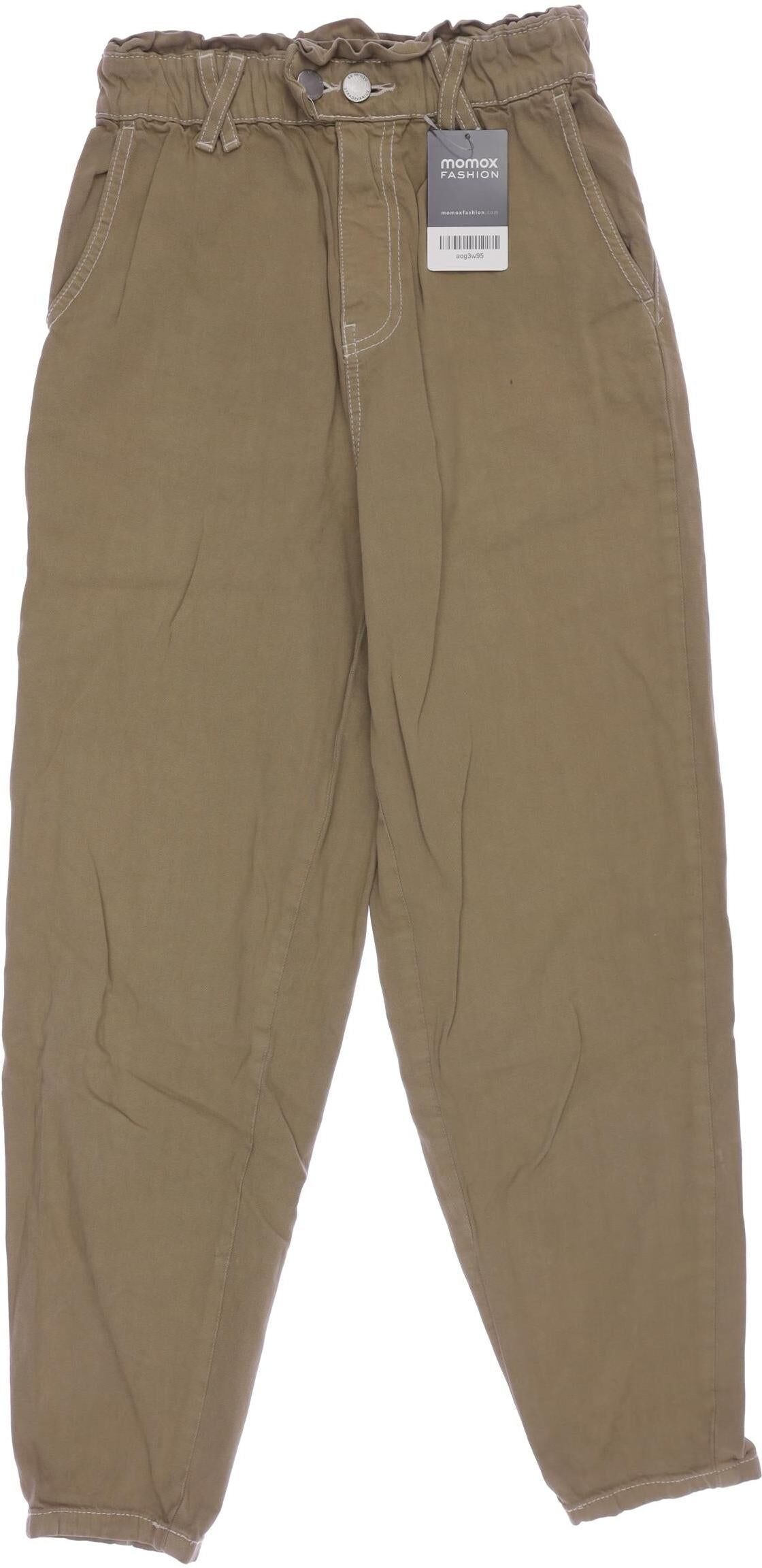 Stradivarius Damen Jeans, Beige, Gr. XS, Baumwolle - Second Hand
