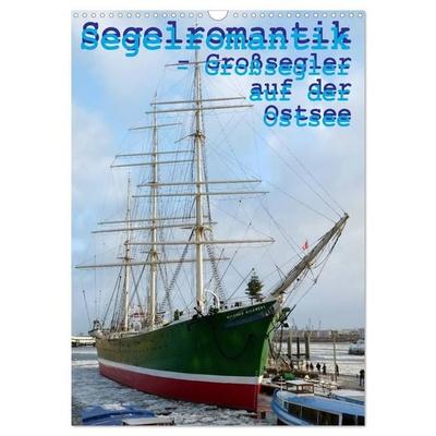 Segelromantik - Großsegler auf der Ostsee (Wandkalender 2027 DIN A3 hoch), CALVENDO Monatskalender