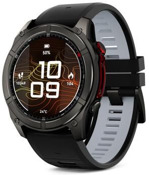 CaseAndConnect FF8 Pro AMOLED Smart Watch With Health Monitoring Bluetooth Calling Multi Sport Modes 5ATM Waterproof black
