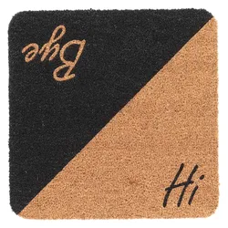 Esschert Design, Fussmatte, Fussmatte Hi Bye 50 cm x 50 cm (50 x 50 cm)