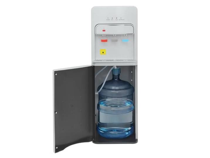 Tousuarsi 550W Standwasserspender verbesserter Standwasserspender für 5LiterFlaschen Getränkespender mit Ausläufen für warmes und kaltes Wasser Kindersicherung für Büro Zuhause und Küche