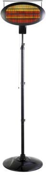 Optimus P-HP1500DIR Portable Outdoor Infrared Quartz Freestanding Patio Heater