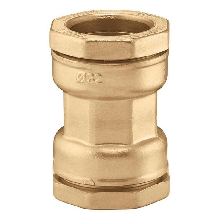 Caleffi Kupplung 863 Messing 25 mm (Rohrkupplung) (863025)