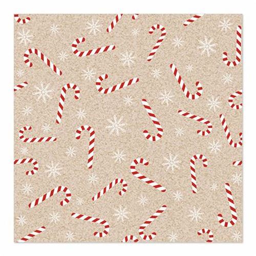 PAPSTAR Servietten Candy Canes 20 St.