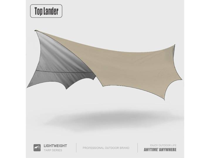 Grande bâche octogonale 5.1x5.1m, voile d'ombrage imperméable, abri solaire, auvent de camping, tente, pare-soleil, jardin extérieur, modifications canales, plage, tourisme