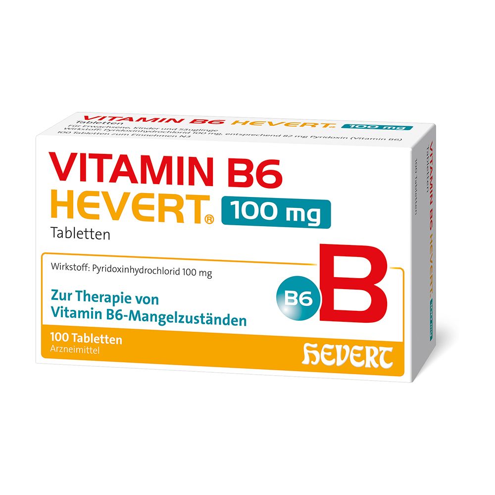 Vitamin B6 Hevert 100 mg Tabletten St
