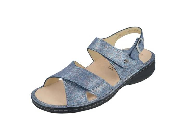 Linosa Jeans Loses Korkfußbett blau Gr. 41