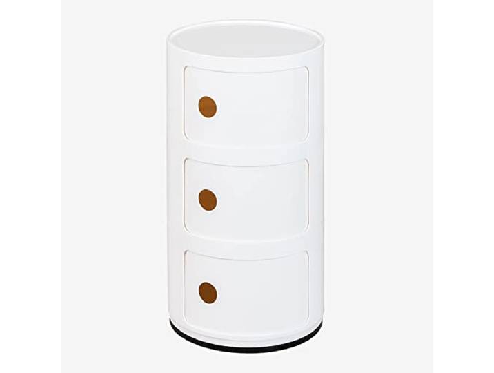 SKLUM Runder Nachttisch Babel mit Regalen -