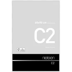 Nielsen Aluminium-Bilderrahmen C2  Weiß glanz / 60 x 90