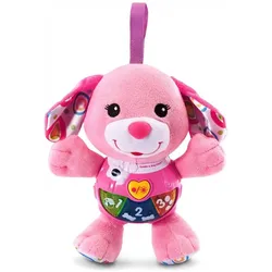 VTech 502353 Baby Dog Toy Interactive with Tunes and Phrases - Pink (English Version) 3+ Months