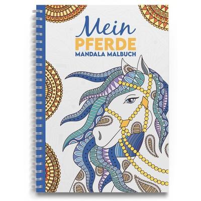 Mein Pferde Mandala Malbuch, Gebundene Ausgabe von Christoph Alexander, Nova MD, 978-3-96966-895-5