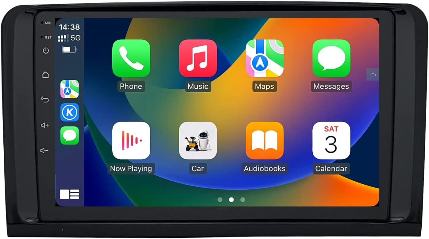 Für Mercedes Benz W164 GL320 ML350 X164 9 zoll Android 13.0 Autoradio GPS NAVIGATION 4GB RAM 64GB ROM Wireless CARPLAY Octa-Core