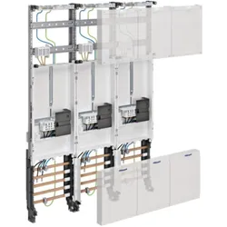 Hager, Systemstromversorgung, HAG ZL33W4N Komplettfeld 3ZP,univ.Z,H 1050mm,3-feld