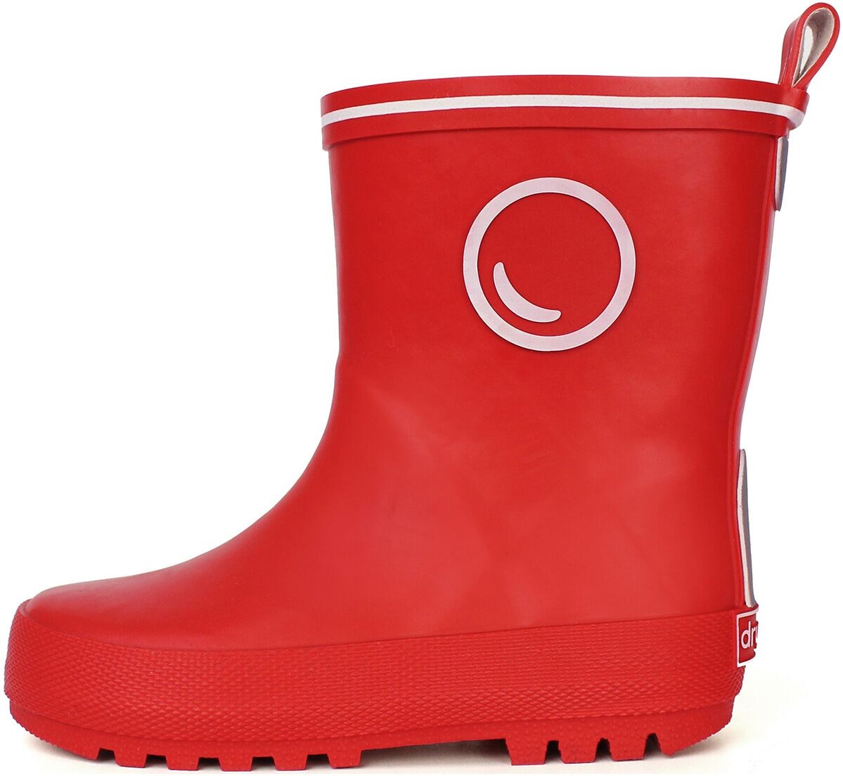 Gummistiefel DRUPPIES "CliniClowns Boot", Mädchen, Gr. 34, rot, Obermaterial: 100% Naturkautschuk NaRubber., Schuhe Gummistiefel
