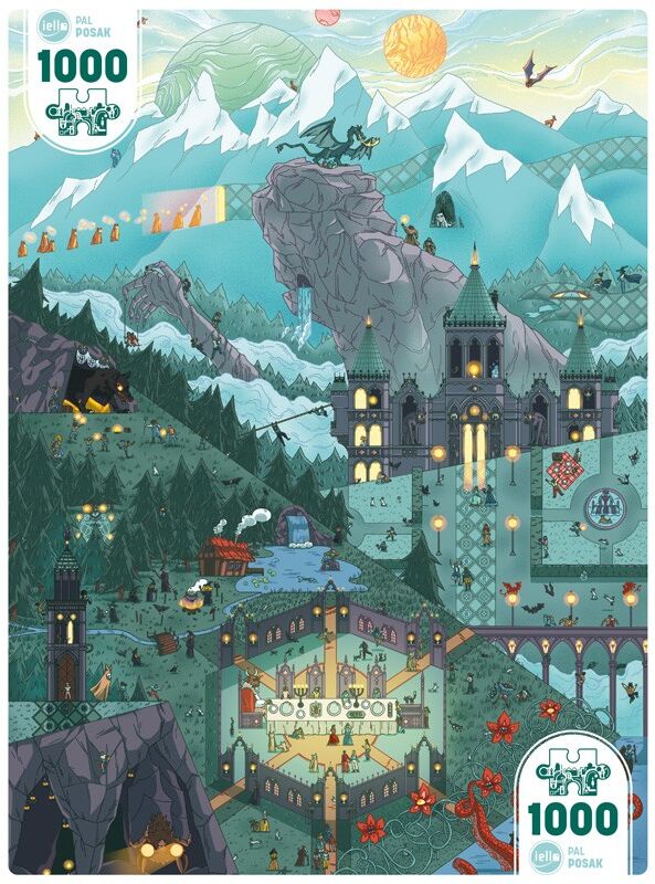 iello Puzzle Universe 1000 pcs - Chemins Obscurs