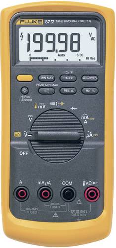 Fluke 87V/EUR Hand-Multimeter kalibriert (ISO) digital CAT III 1000 V, CAT IV 600V Anzeige (Counts): 20000