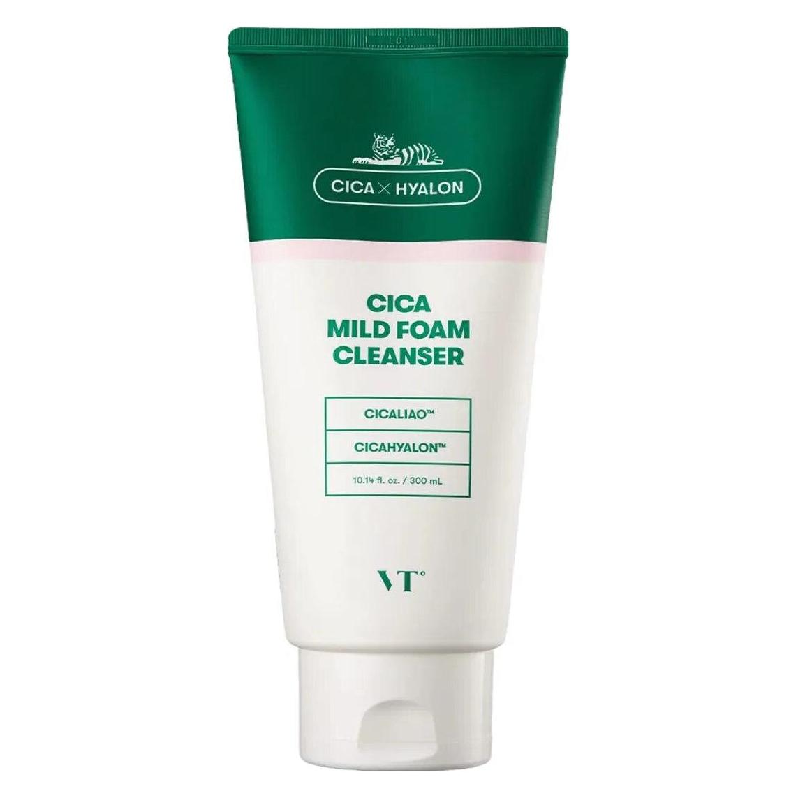VT Cosmetics Vt Cosmetic Cica Mild Foam Cleanser 300ml (Reinigungsschaum, 300 ml) (VCT-67011)