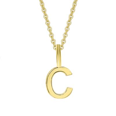 Kettenanhänger ONE ELEMENT "Buchstabe C Buchstaben Anhänger aus 333 Gelbgold", gold, Schmuckanhänger, Damen, C, Gelbgold 333 Gold, Gelbgold 333, Gold, Kettenanhänger, Buchstabenanhänger – ein persönliches Geschenk mit Bedeutung