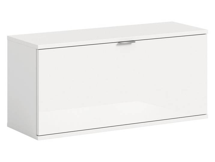 MID.YOU Sitzbank/Kommode PROJEKT X, weiß hochglanz, Holznachbildung