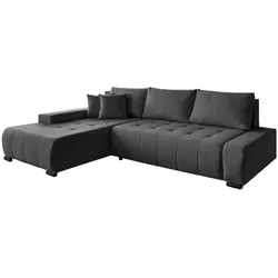 ECKSCHLAFSOFA Draco L Graphit