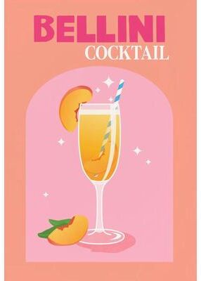 Inspire Select Colorful Cocktail Canvas Posters Trendy Bar Wall Art Prints For Home Bar, Kitchen & Decor 7 11.81 15.75 In