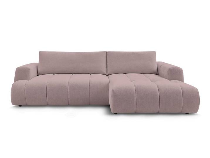 Ecksofa BOBOCHIC FUJI Stoff rosa