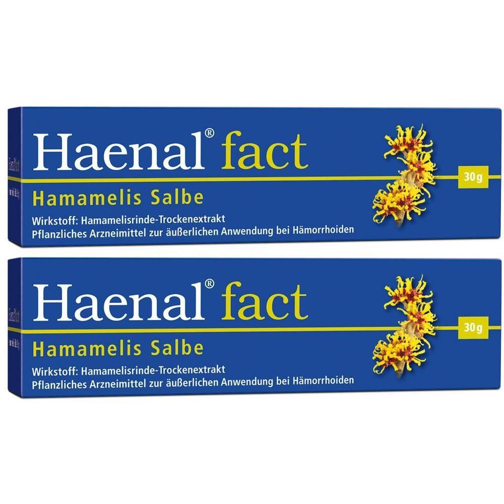 Haenal Fact Hamamelis Salbe 2x 2x30 g