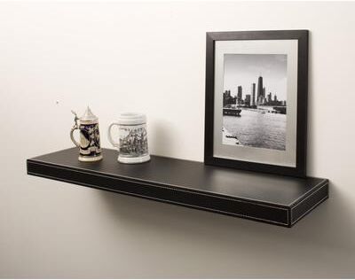 LTL Azure Leather Floating Wall Shelf