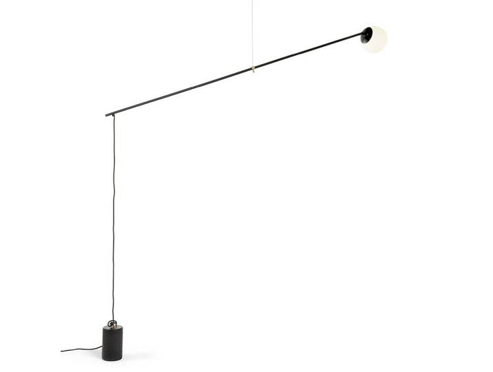 MOGG lampe à suspension BITTA (Noir - Métal peint, verre et béton)