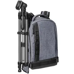 Pedea Kamerarucksack "Fashion" Regenschutz (Fotorucksack), Kameratasche, Grau