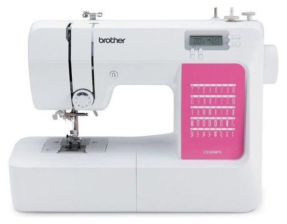 Brother CS120WTs naaimachine met LCD-scherm en LED-verlichting