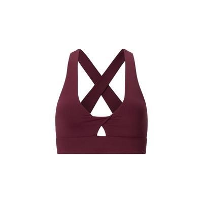 Sport-BH FABLETICS "Fabletics BH OASIS TWIST SPORTS", Damen, Gr. XXL, rot, Sportlich, BHs Sport-BH, mit Schlüssellochausschnitt