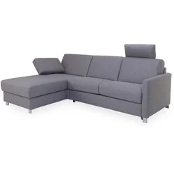 Polsterecke Rolf Weber BERLIN (BB 183x236 cm) - grau - BB 183x236 cm