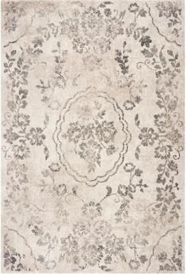 Domani Portland Classic Grey Flora Shag Area Rug