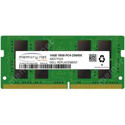 Dell Client Memory Upgrade AB371022 (1 x 16GB, 3200 MHz, DDR4-RAM, SO-DIMM), RAM, Grün