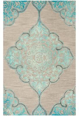 SAFAVIEH Handmade Dip Dye Luana Medallion Wool Rug