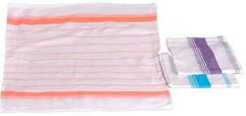 Novica Handmade Stripes Of Sweetness Cotton Dish Towels (Set Of 3)
