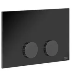Gessi316 Betätigungsplatte für Geberit Omega, 54639706, Farbe: Metall Schwarz PVD