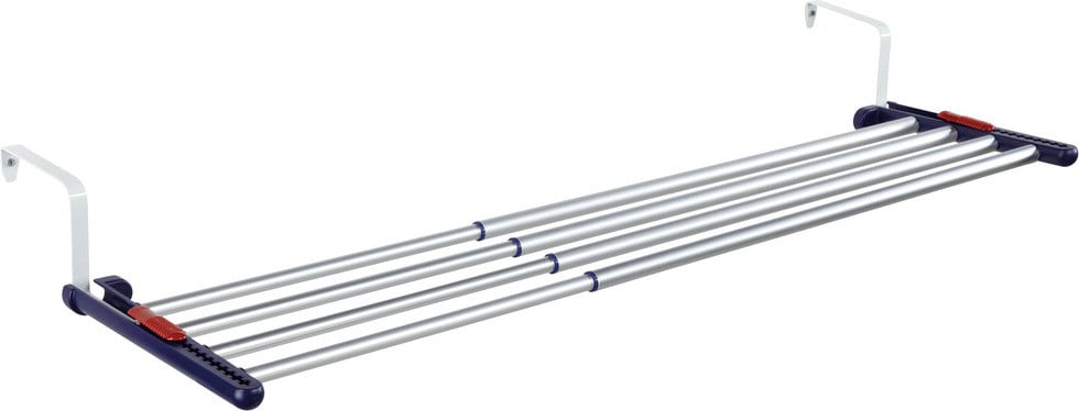 Leifheit Hangdroger Quartett 42, set van 4, zilver, aluminium