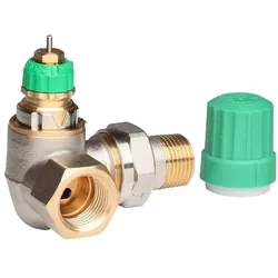 Danfoss RA-DV 1/2" sideløb venstre ventil, Zubehör Heizen