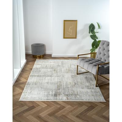 Teppich "My Taste", beige (creme, hellgrau, altgoldfarben), B:160cm H:10mm L:230cm, Polyester, MYFLAIR MÖBEL & ACCESSOIRES, Teppiche, Teppich, Kurzflor, modernes Design, besonders weich, auch in rund erhältlich