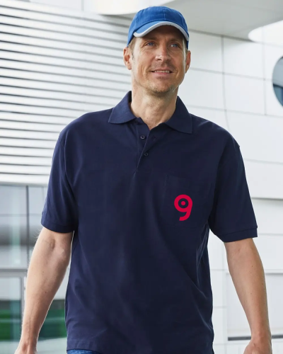 Polo da lavoro da uomo Daiber Personalizzate o neutre James & Nicholson