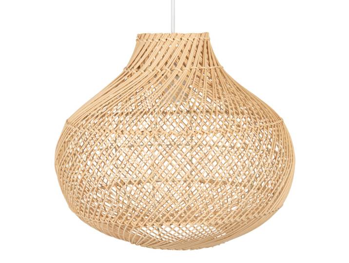 Suspension en rotin tressé, Ø32 cm