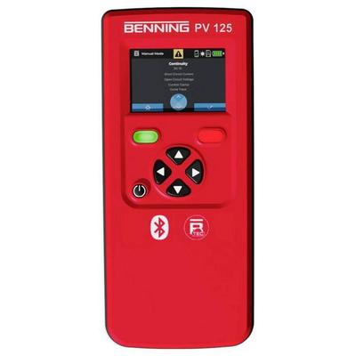 Benning PV-Installationstester, 1500 V, 25 A, Messwertspeicher, Bluetooth, OTA, 1 Stk.
