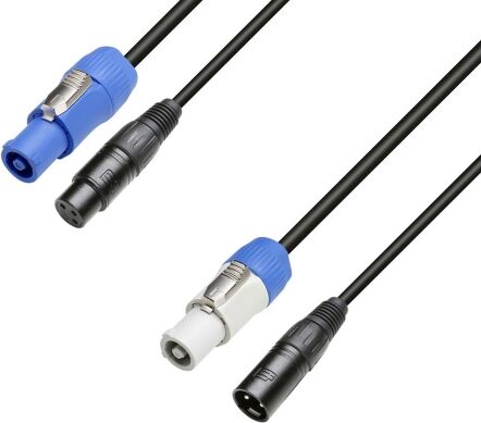 Adam Hall 3 Star 8101 PSDT LICHT Power-Signal Kabel 10m