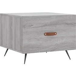 vidaXL Couchtisch Grau Sonoma 50x50x40 cm Holzwerkstoff