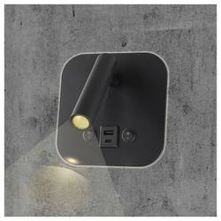 V-TAC VT-80068-B 240036 Nachttischlampe SMD LED LED 8 W Warmweiß EEK: F (A - G) Schwarz