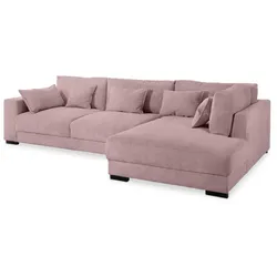 filippo Ecksofa Marsala Cord Rosa
