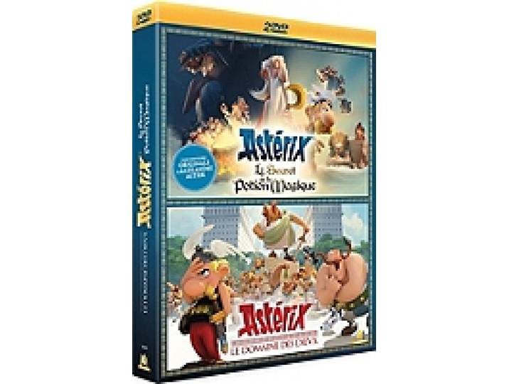 coffret Astérix 2 films : le domaine des dieux ; le secret de la potion magique