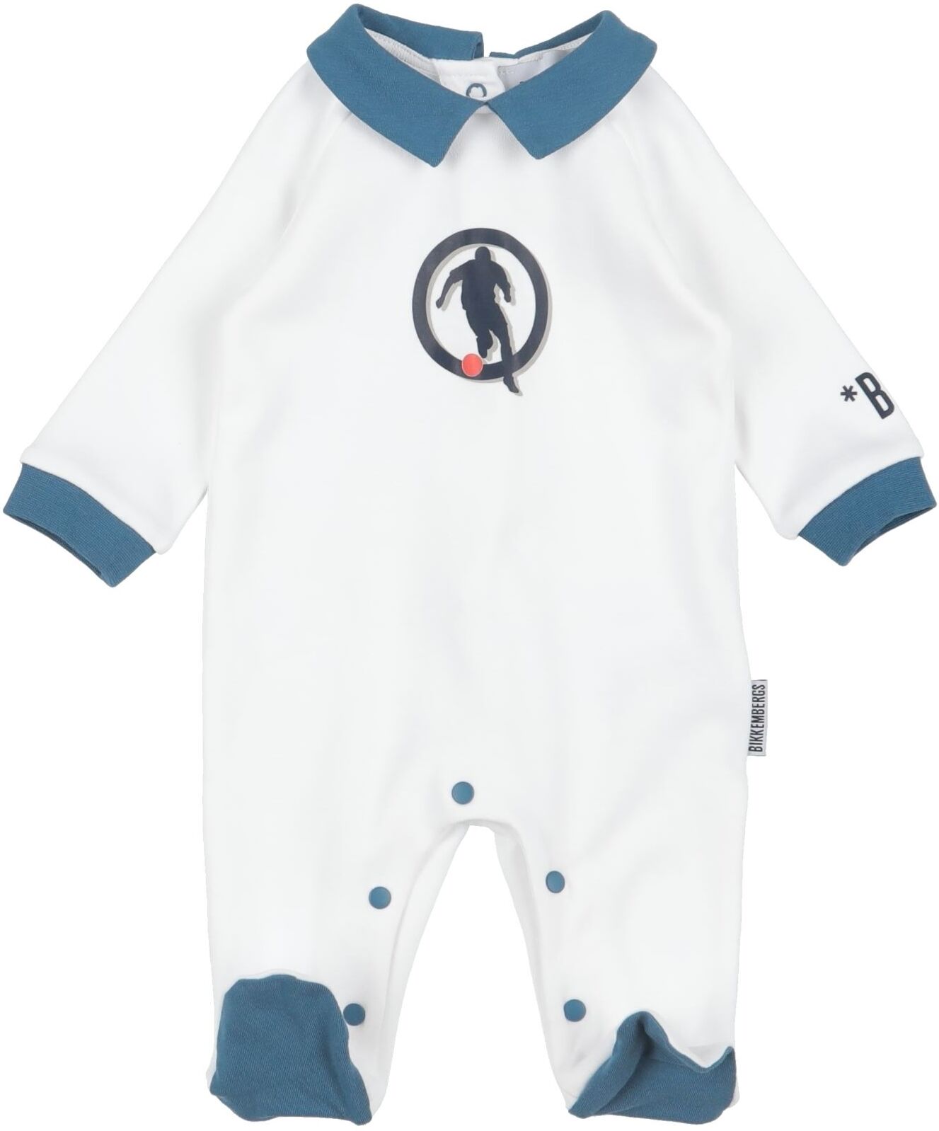 Bikkembergs Pelele y peto de bebé Niño Blanco 1,3,6 Niño